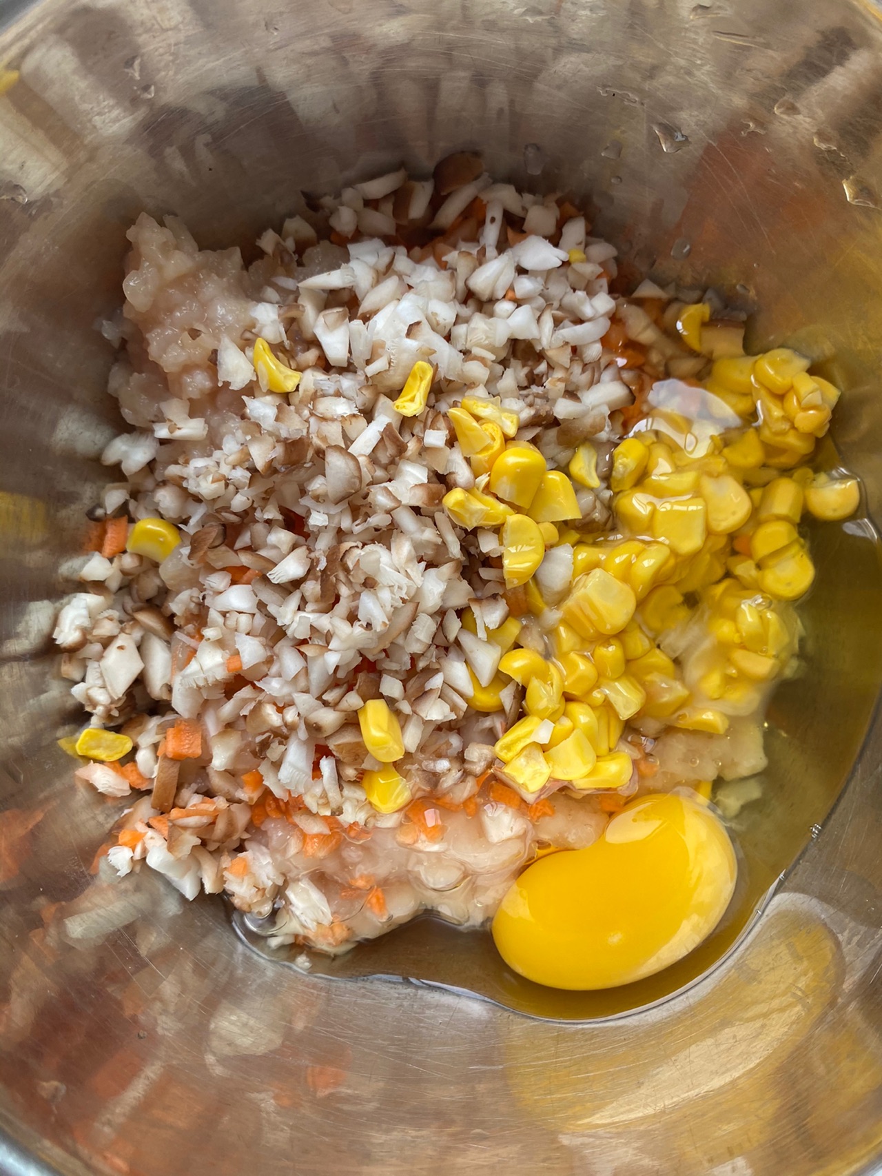 蔬菜鸡肉小饼
