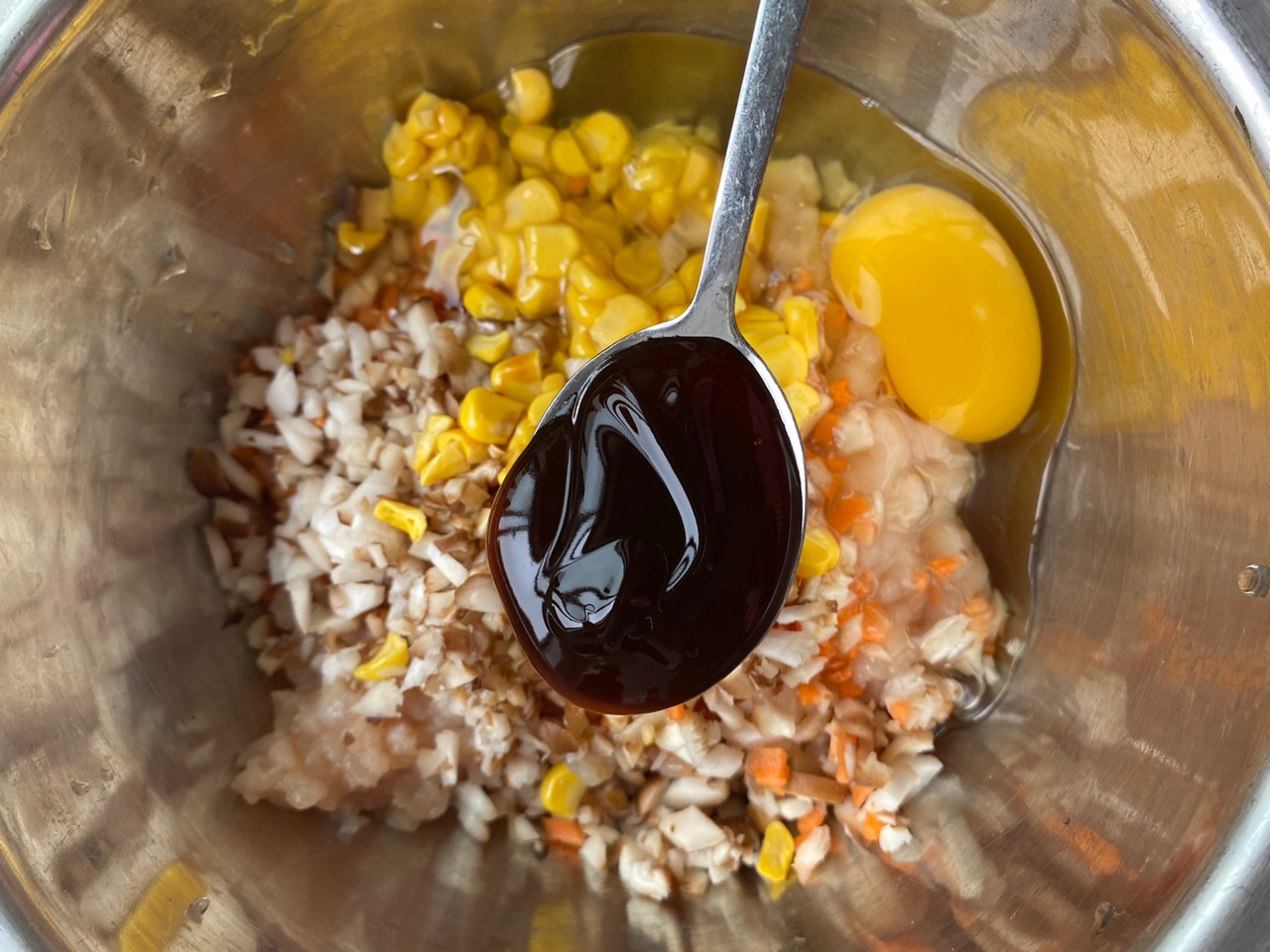 蔬菜鸡肉小饼