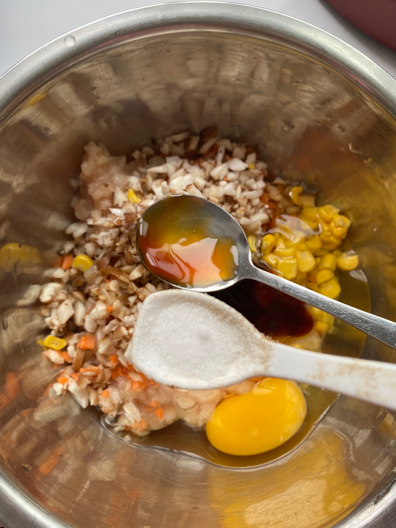 蔬菜鸡肉小饼