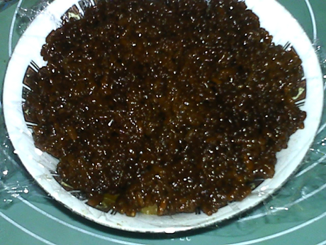 薯干果脯红糖八宝饭