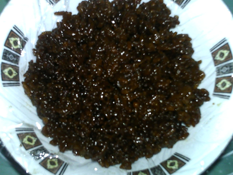 薯干果脯红糖八宝饭