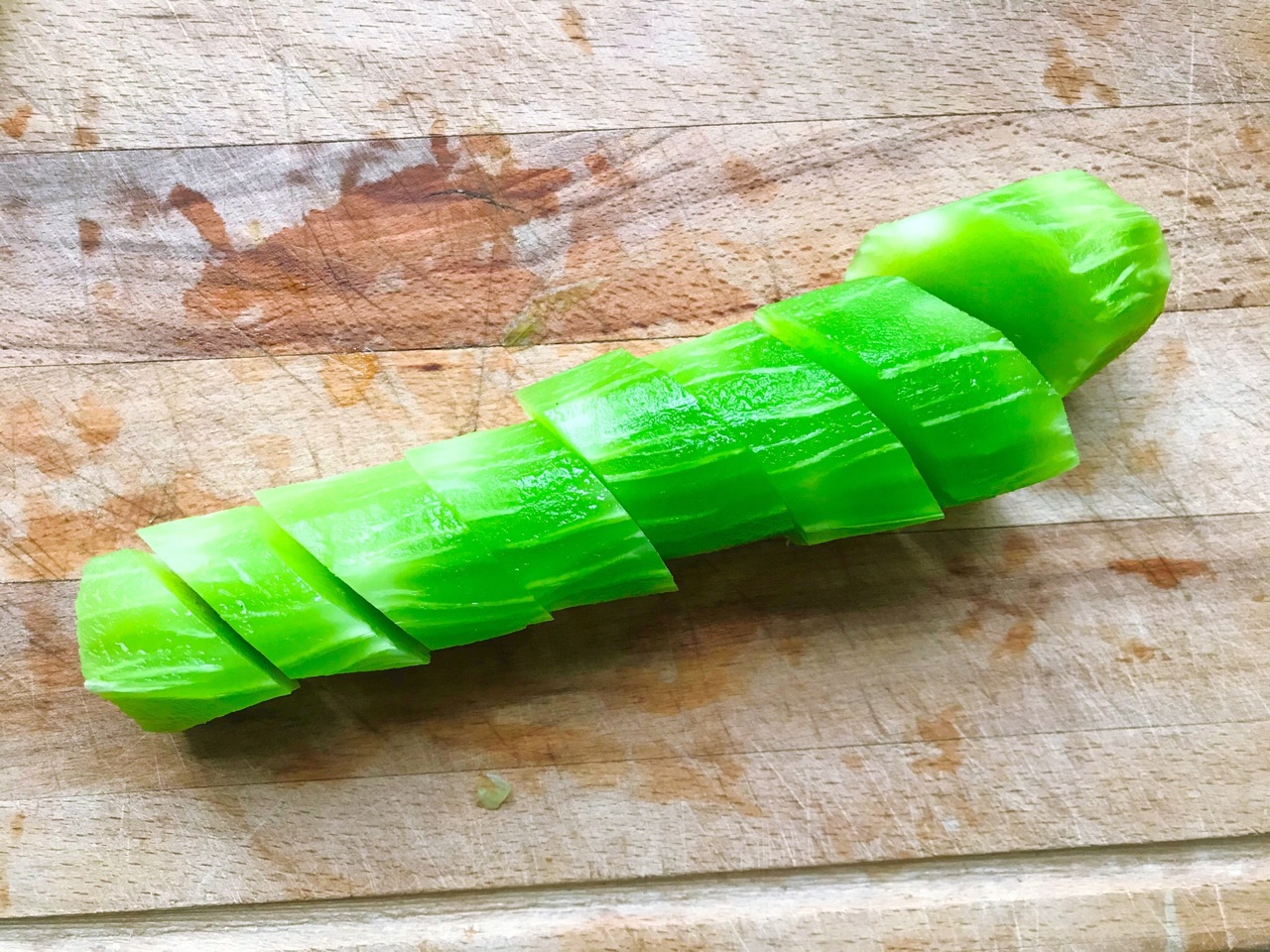 爽脆清炒莴笋片