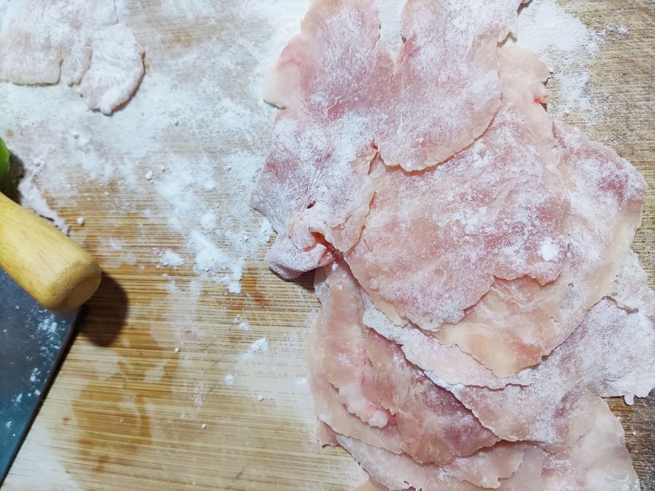 爽滑鲜嫩的锤子肉片