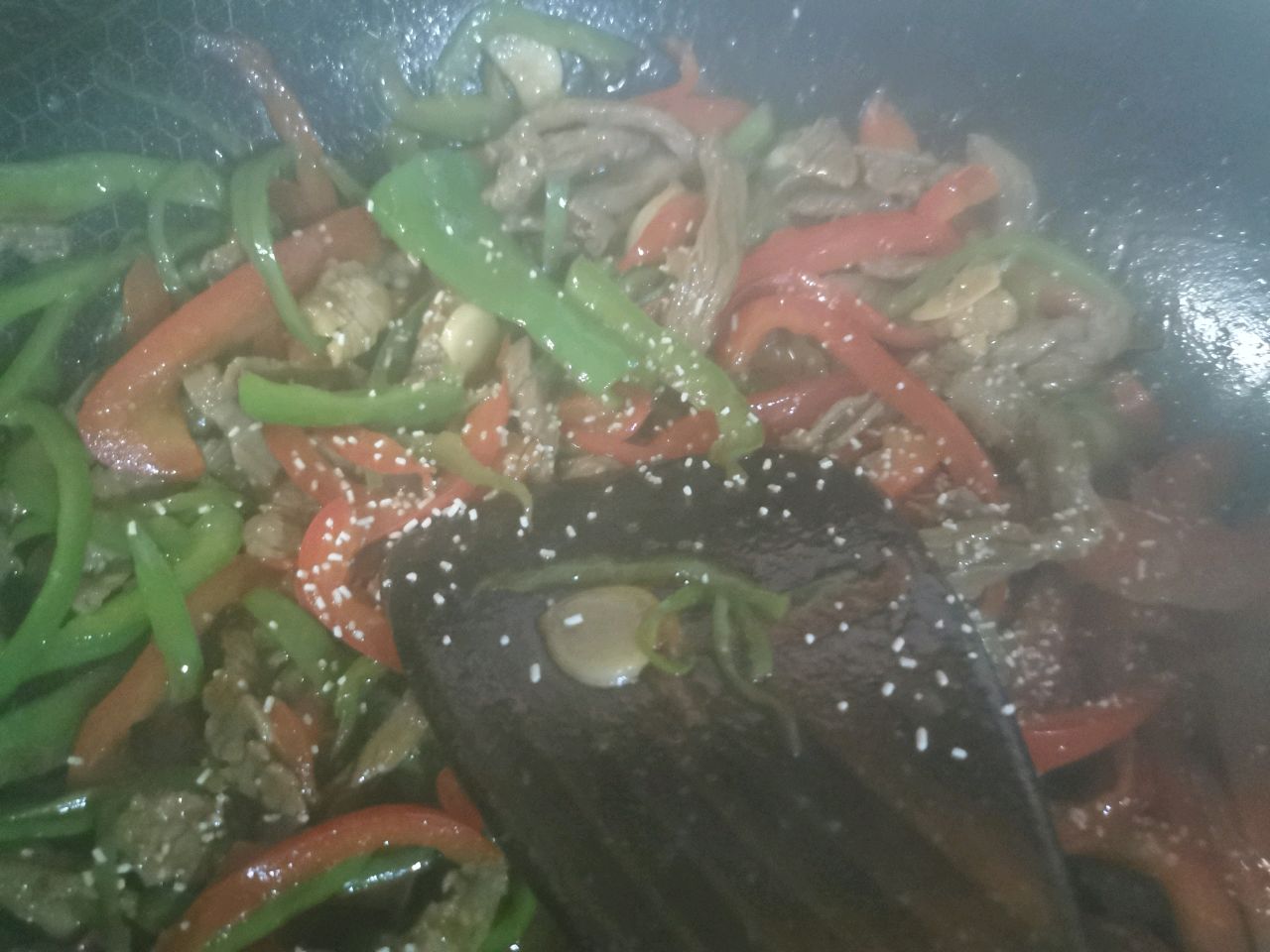 双椒牛肉丝