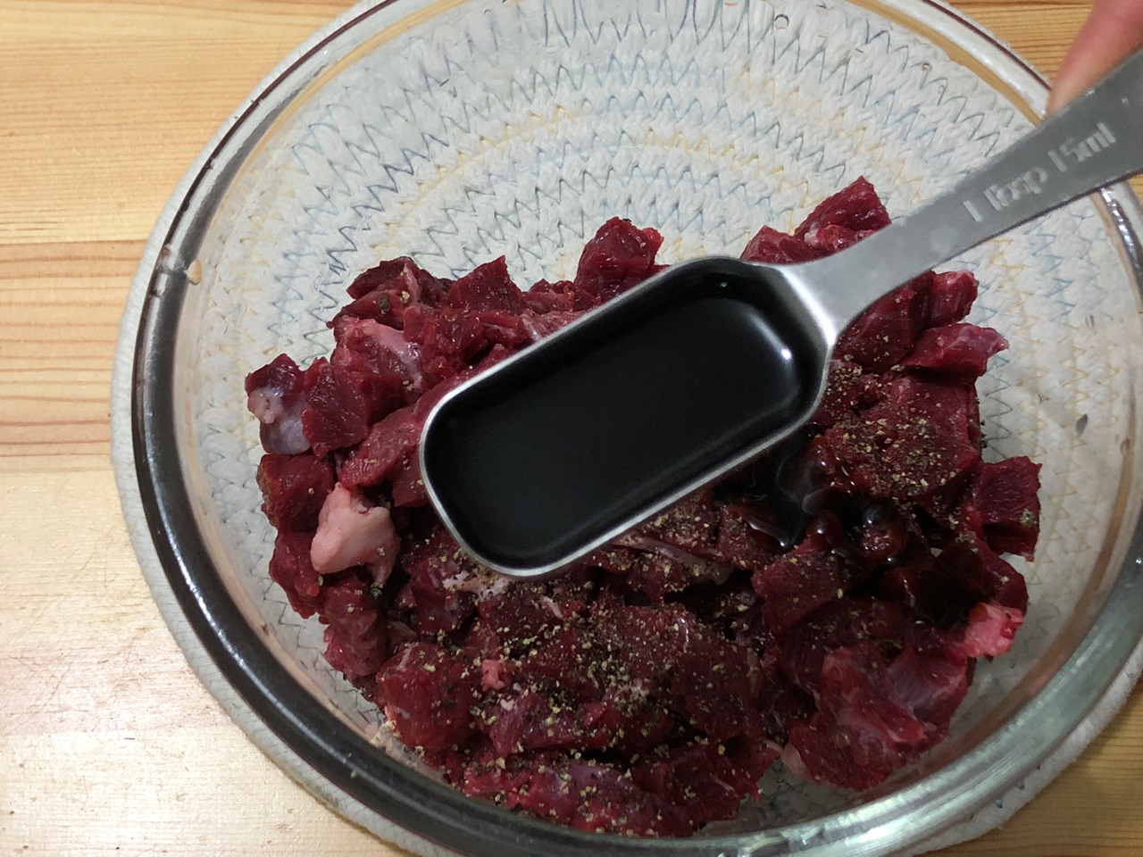 双椒孜然干煸牛肉粒