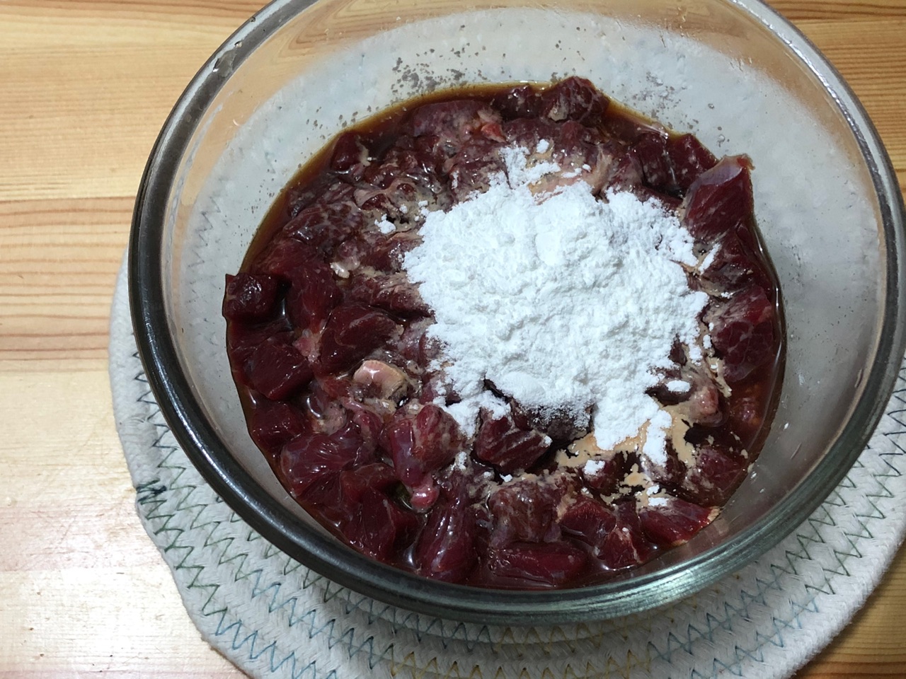 双椒孜然干煸牛肉粒