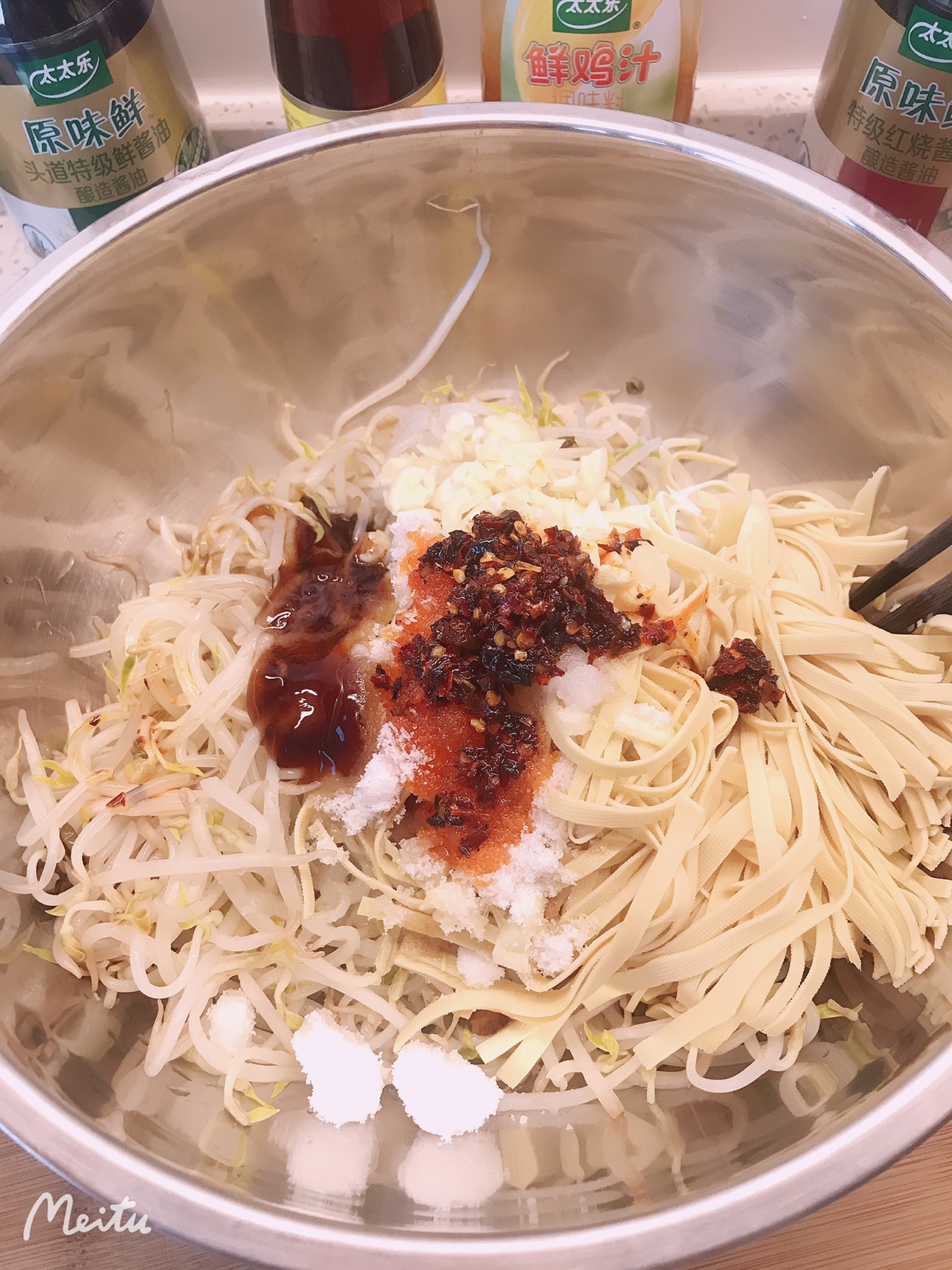 爽口解腻  豆芽凉菜