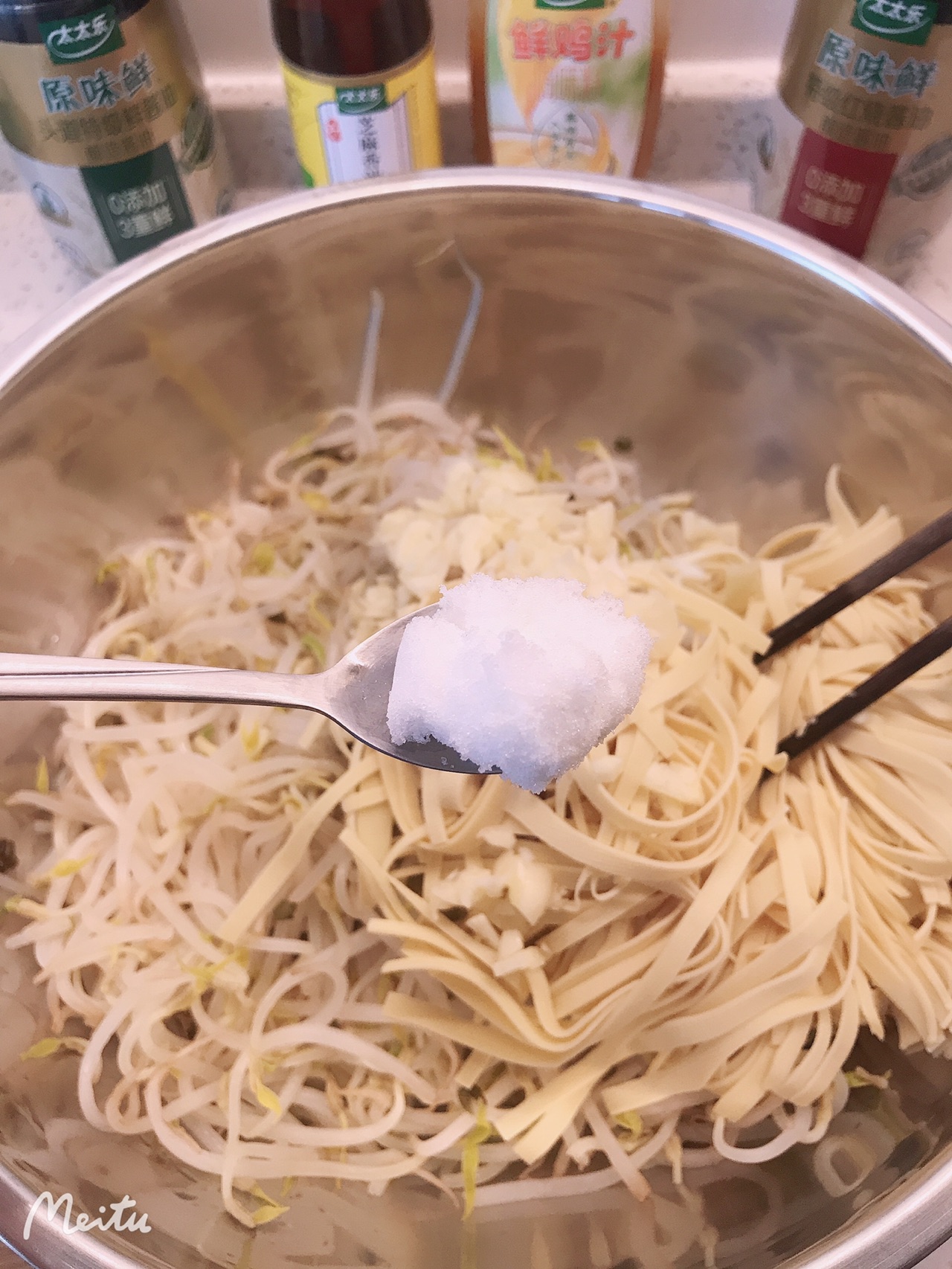 爽口解腻  豆芽凉菜