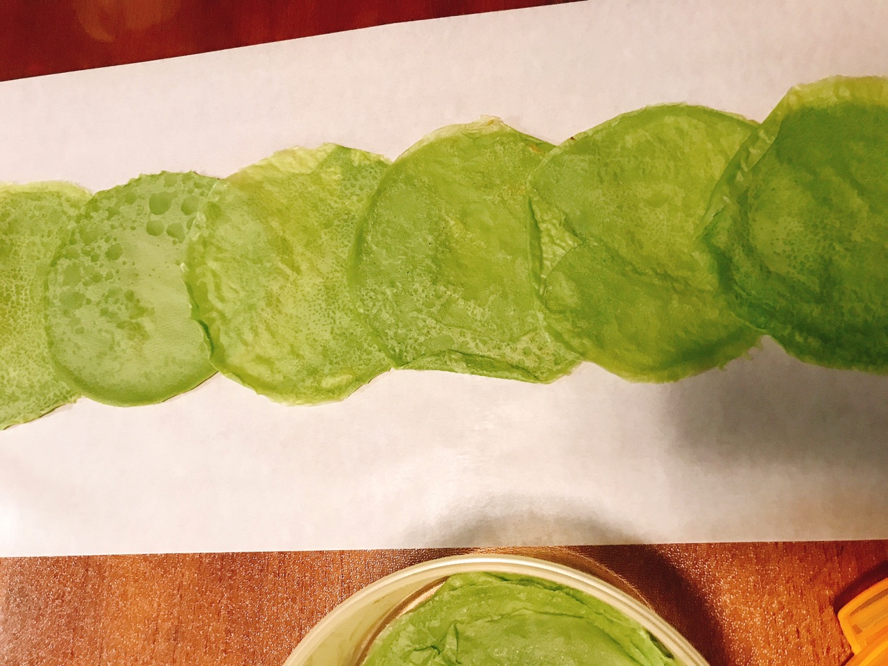 爽口清新的抹茶毛巾卷