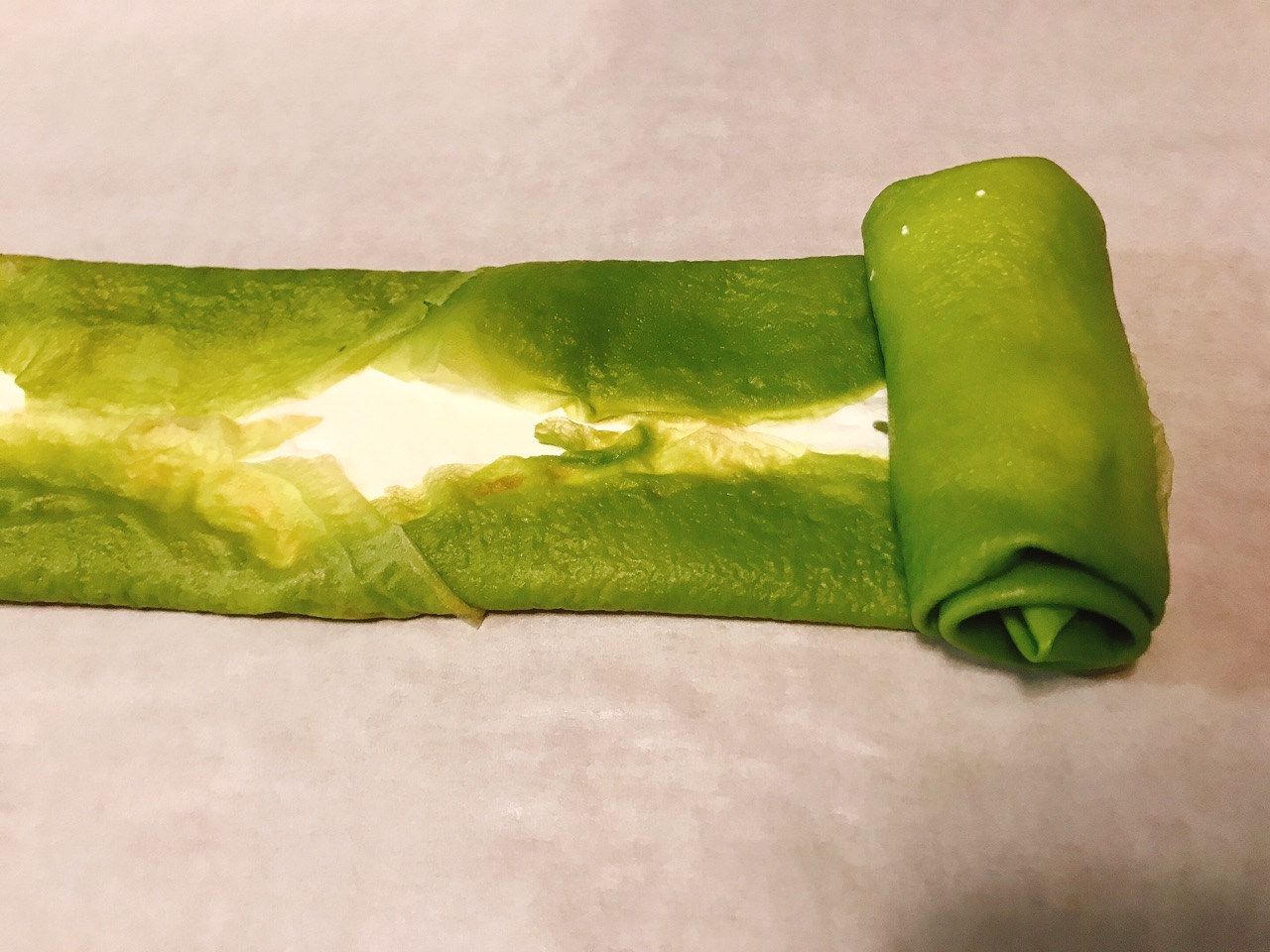 爽口清新的抹茶毛巾卷