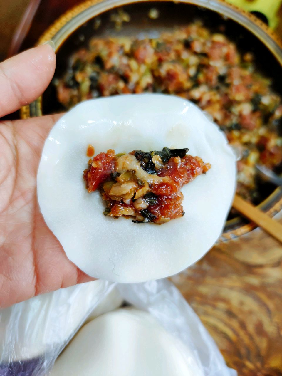 双味鲜肉大饺