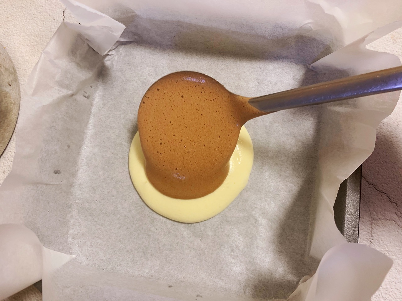 双重口感的斑马纹戚风