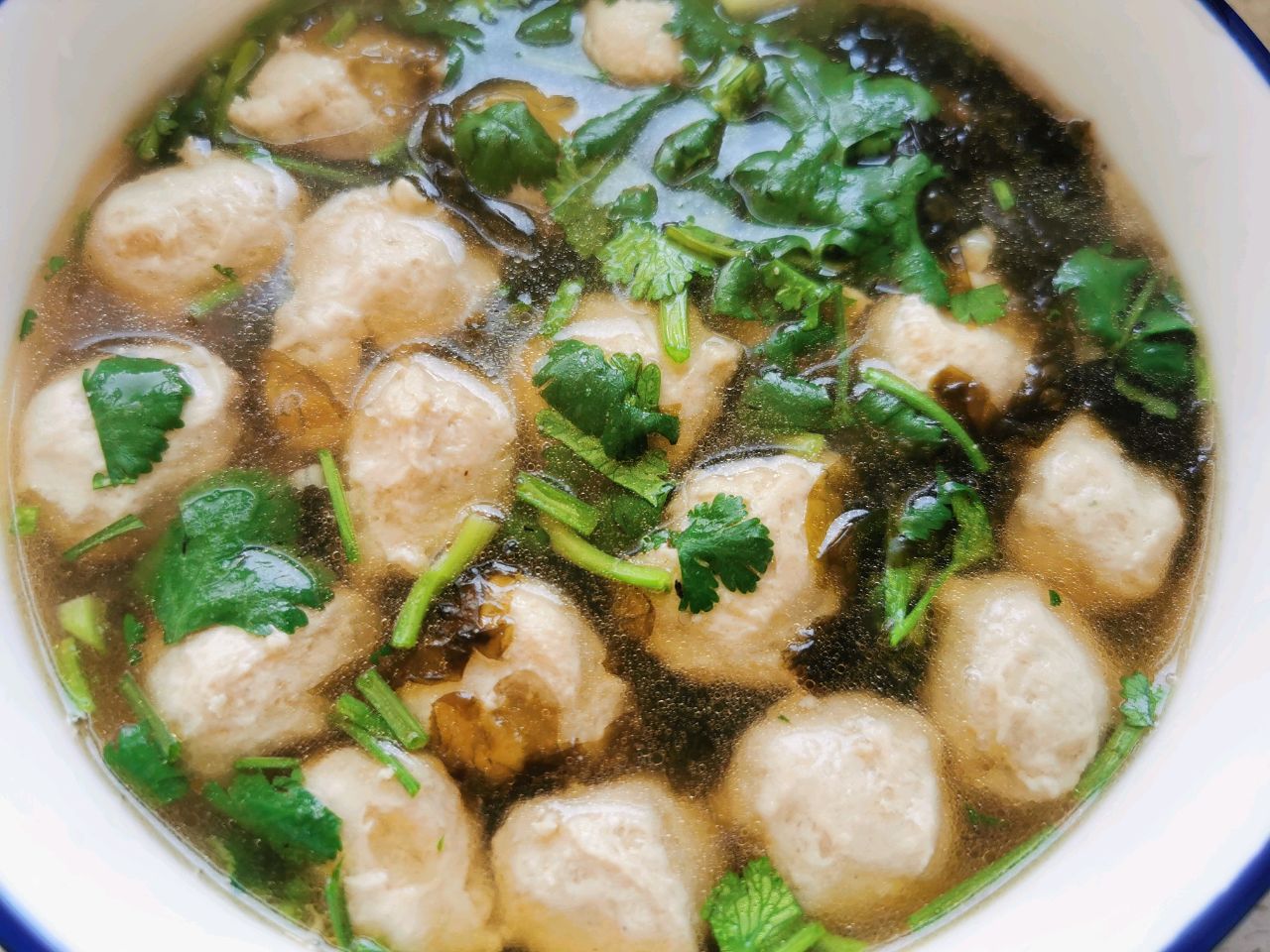 水汆丸子汤