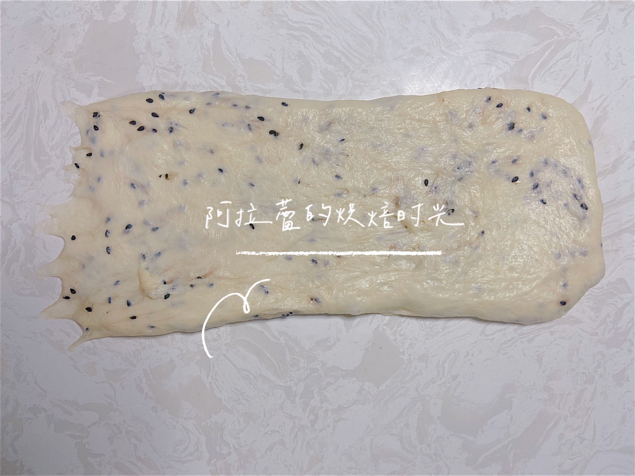 水合法❗️黑芝麻大米吐司
