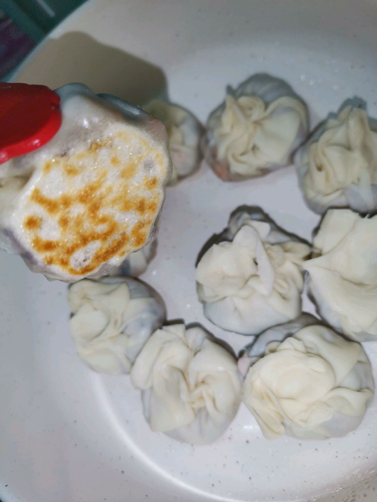 水煎包（饺子皮版）