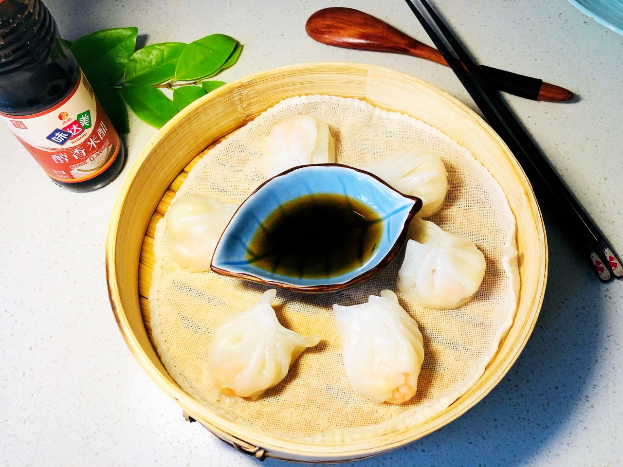 水晶虾饺
