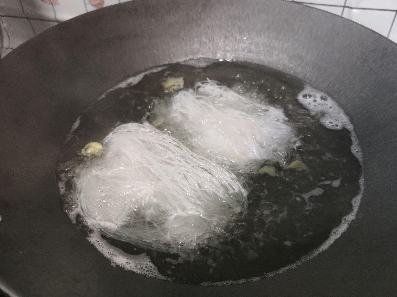 水煮白菜蒜蓉粉丝