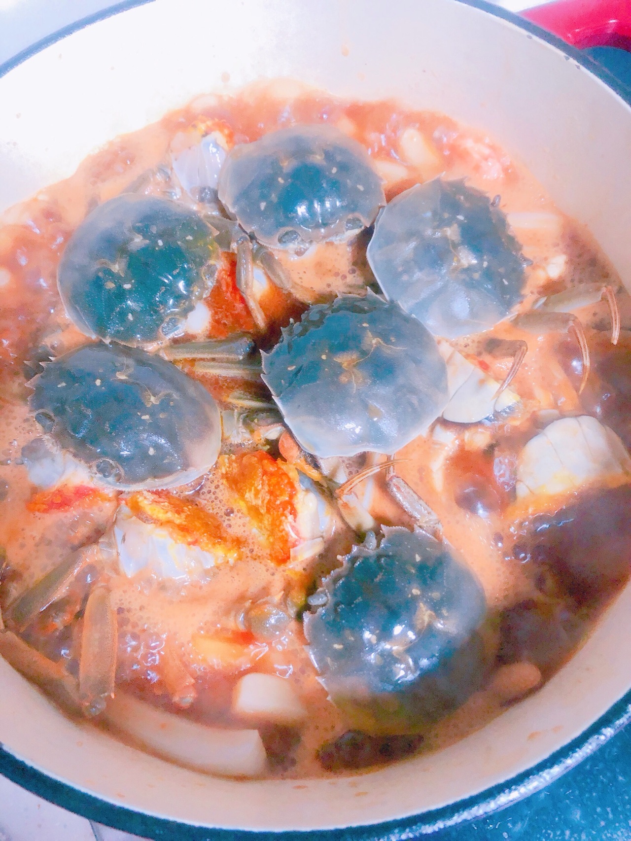 吮指肉蟹煲