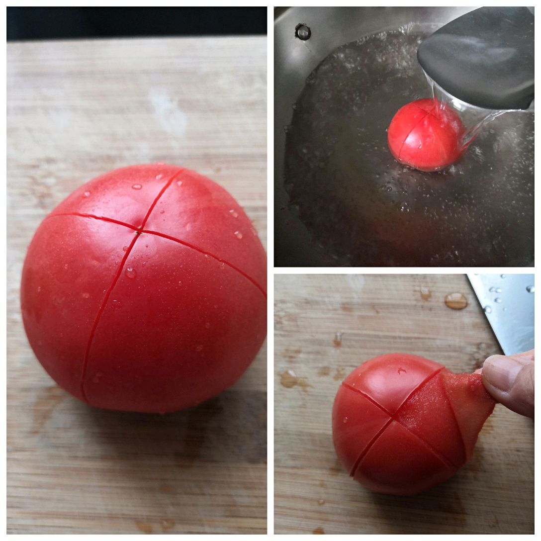 私房菜#番茄虾滑团