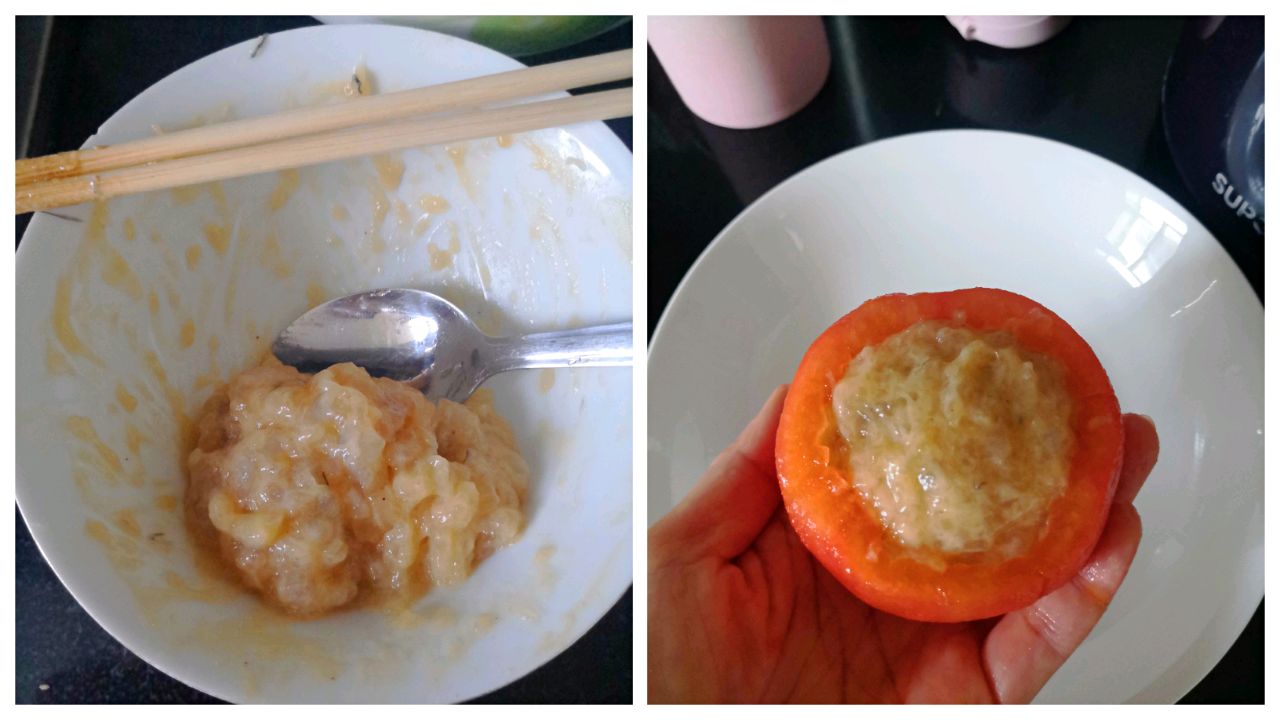 私房菜#番茄虾滑团