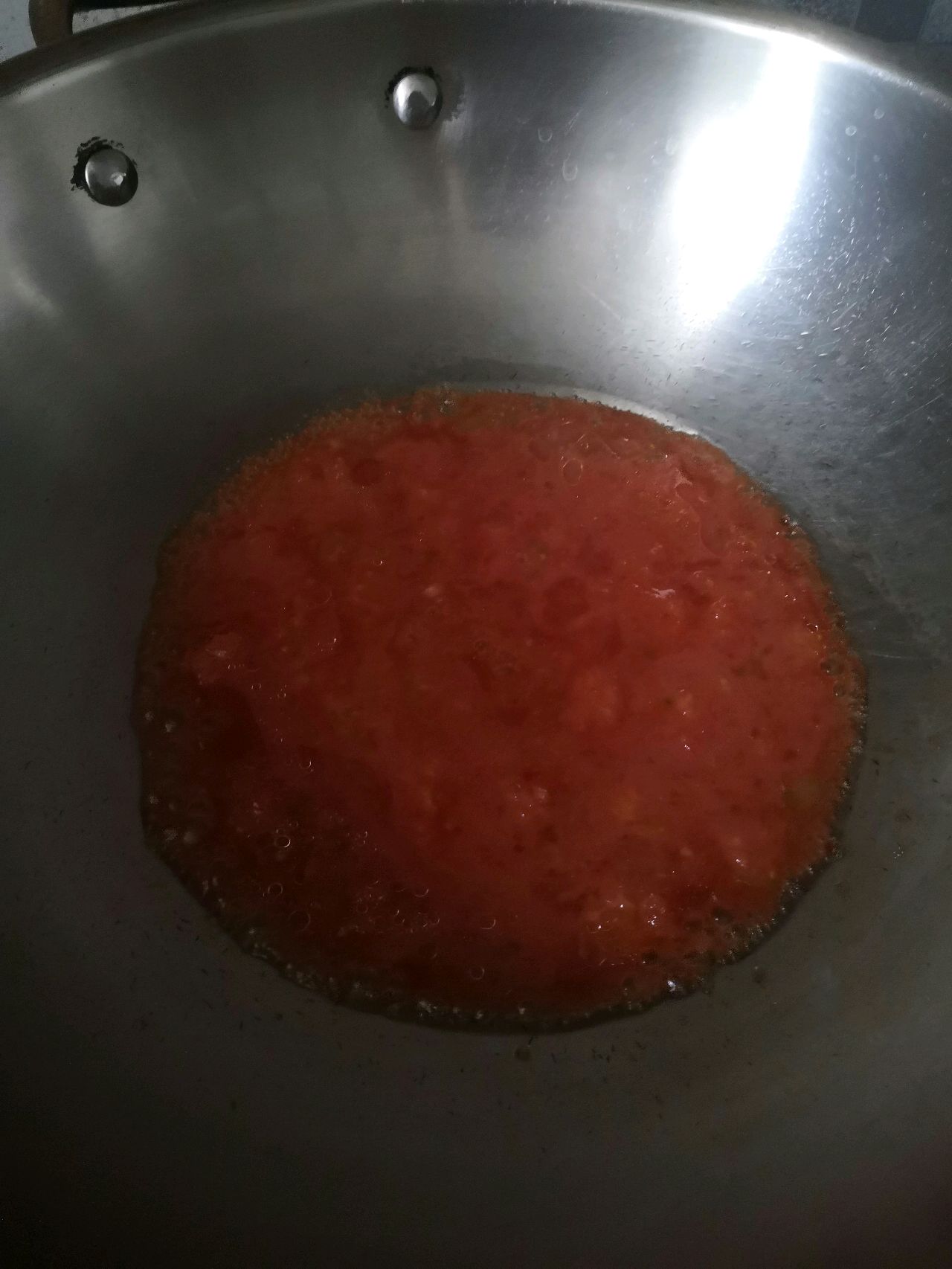 私房菜#番茄虾滑团