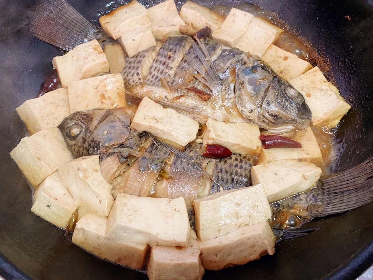 私房罗非鱼烧豆腐