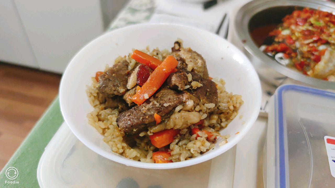 私房羊肉手抓饭 香的邻居都哭了