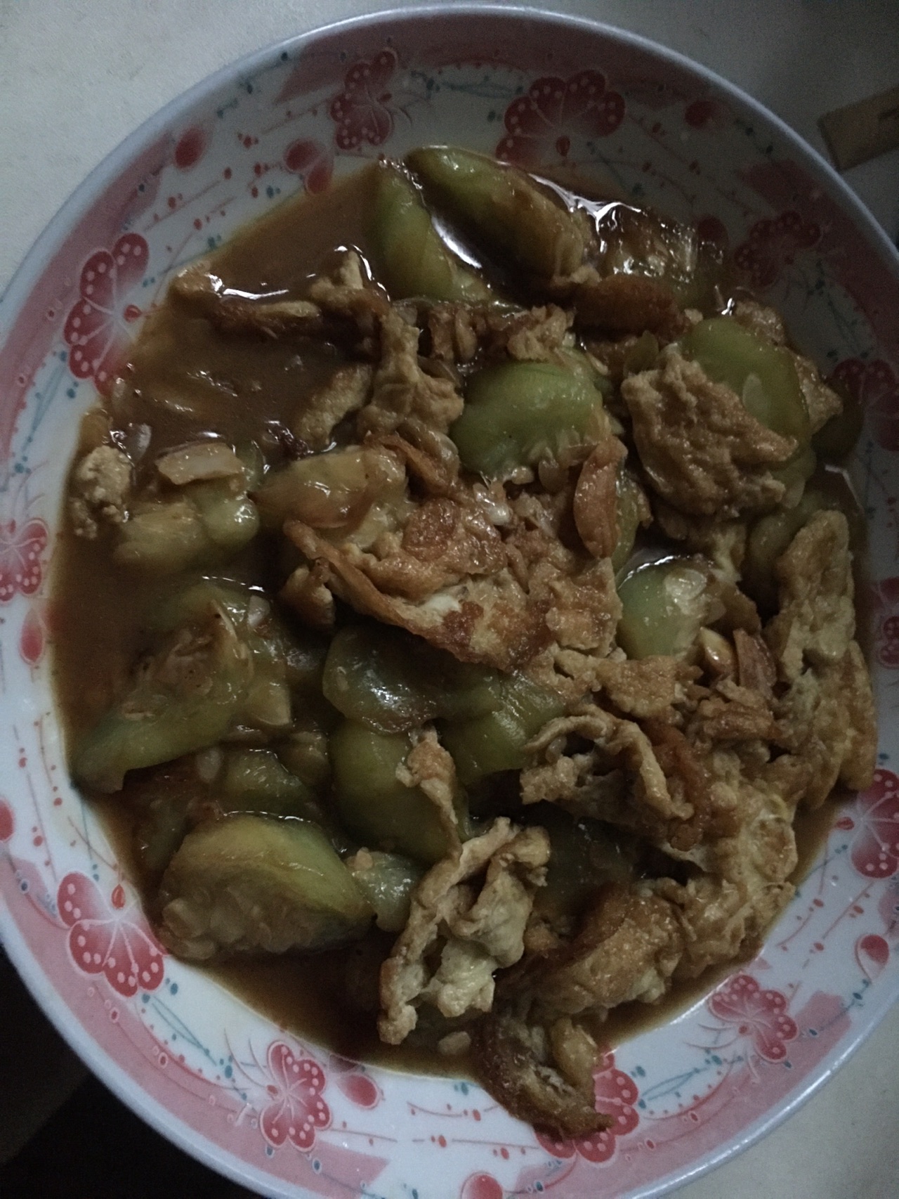 丝瓜炒鸡蛋