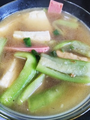 丝瓜豆腐汤