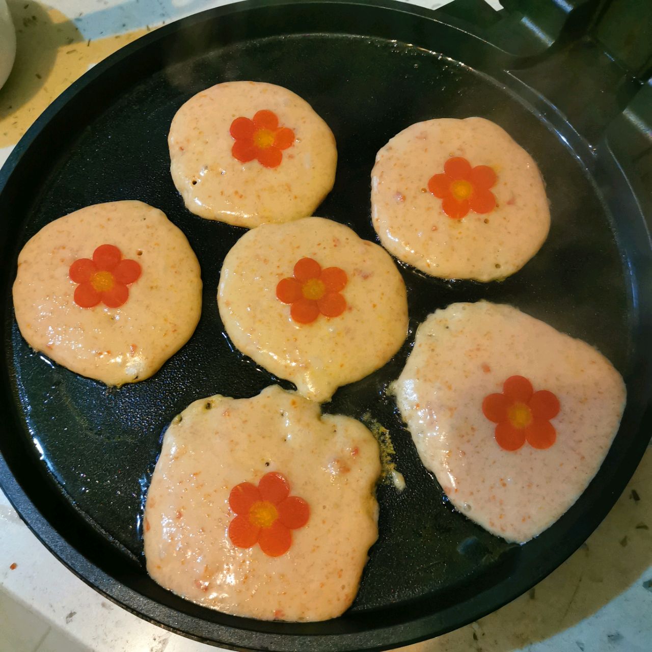 送你许多小红花—胡萝卜糯米饼