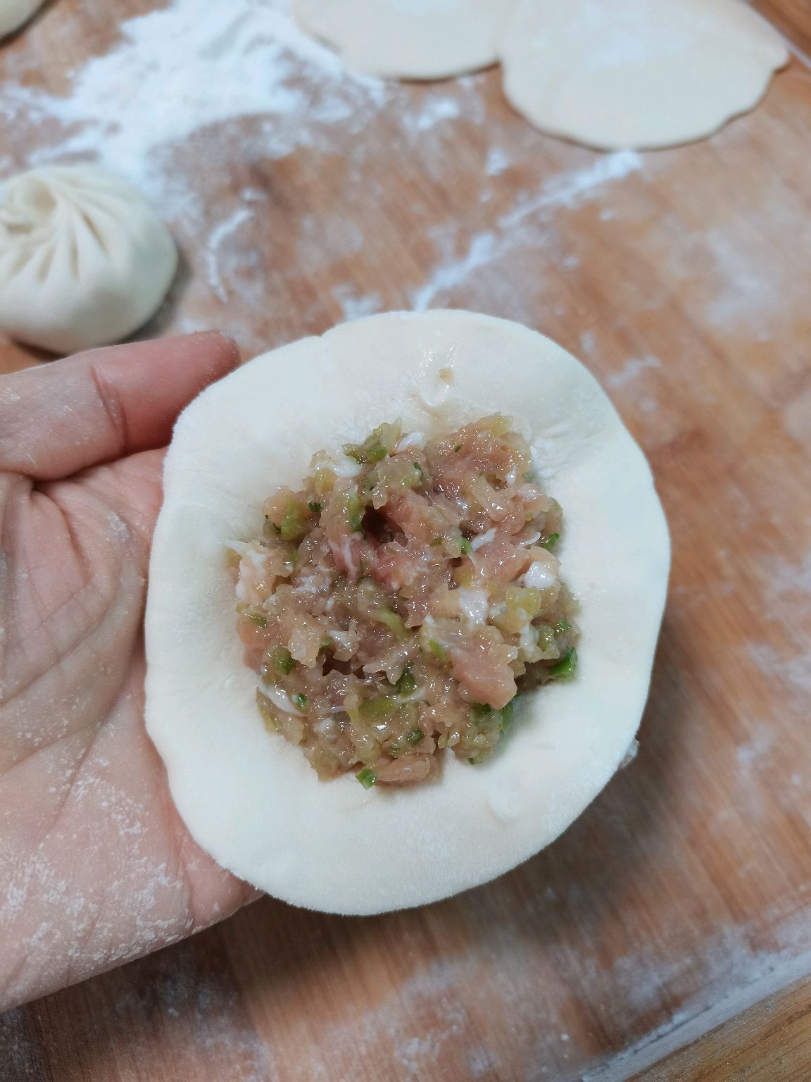 松软可口的包子