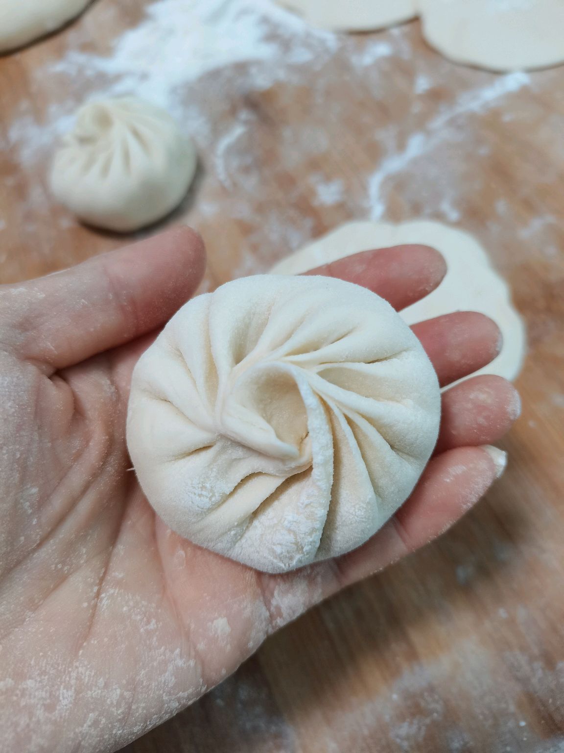 松软可口的包子