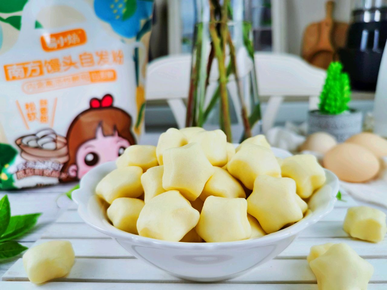 松软美味～小星星鸡蛋小馒头