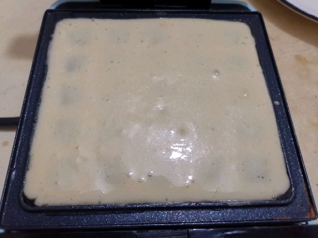 松软香甜口感奶香绵软 华夫饼
