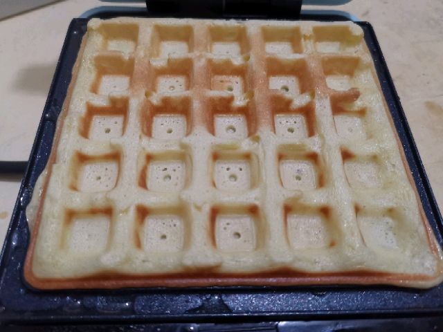 松软香甜口感奶香绵软 华夫饼