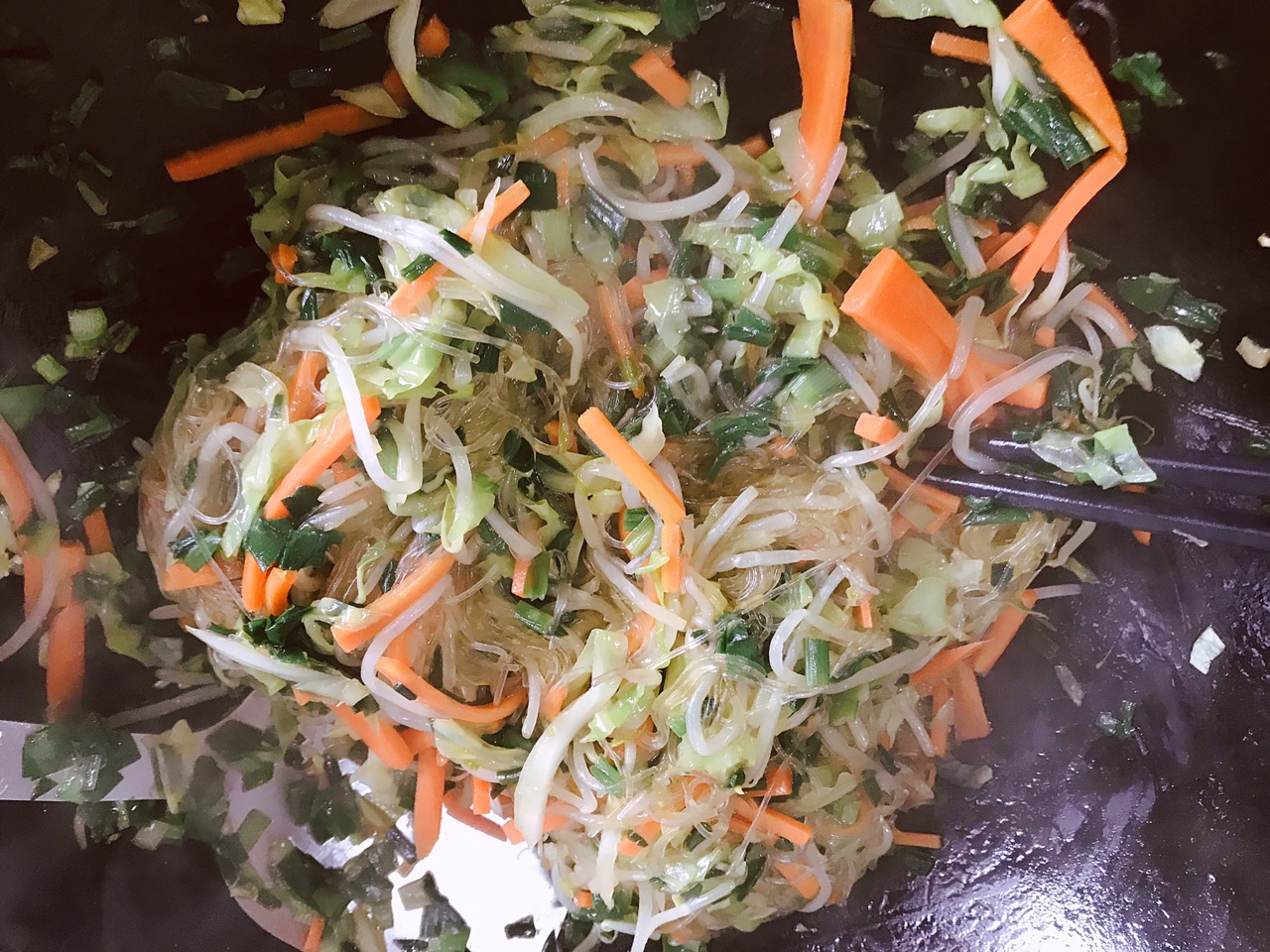 【素菜粉丝卷】
