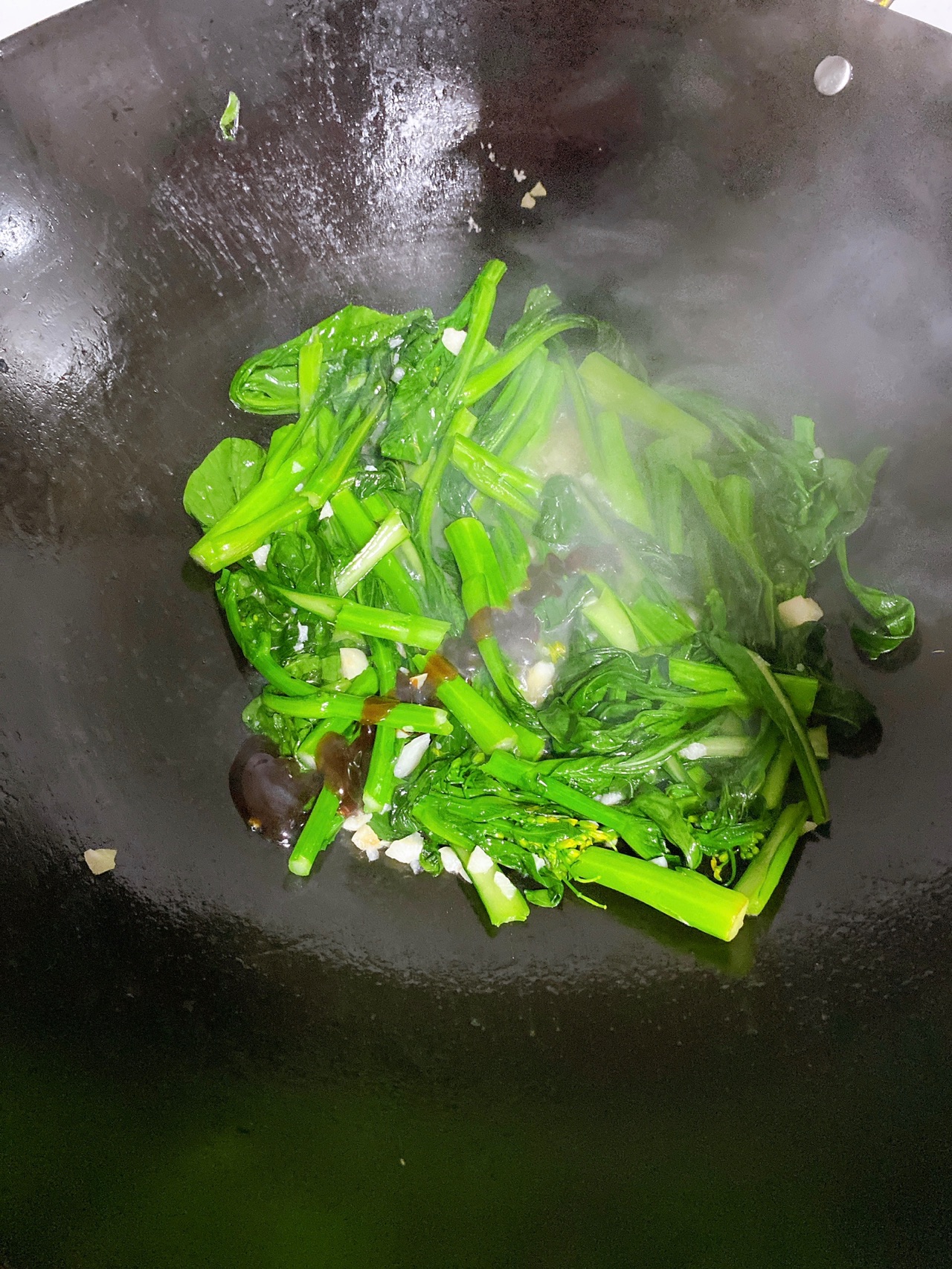 素炒菜心
