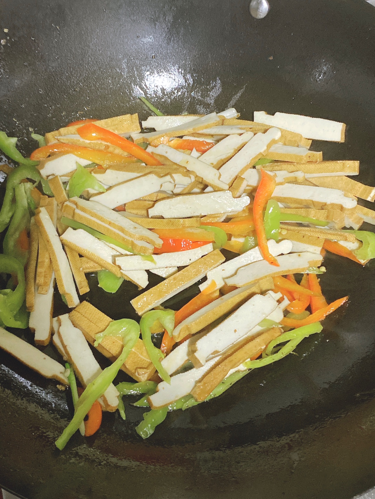 素炒豆干