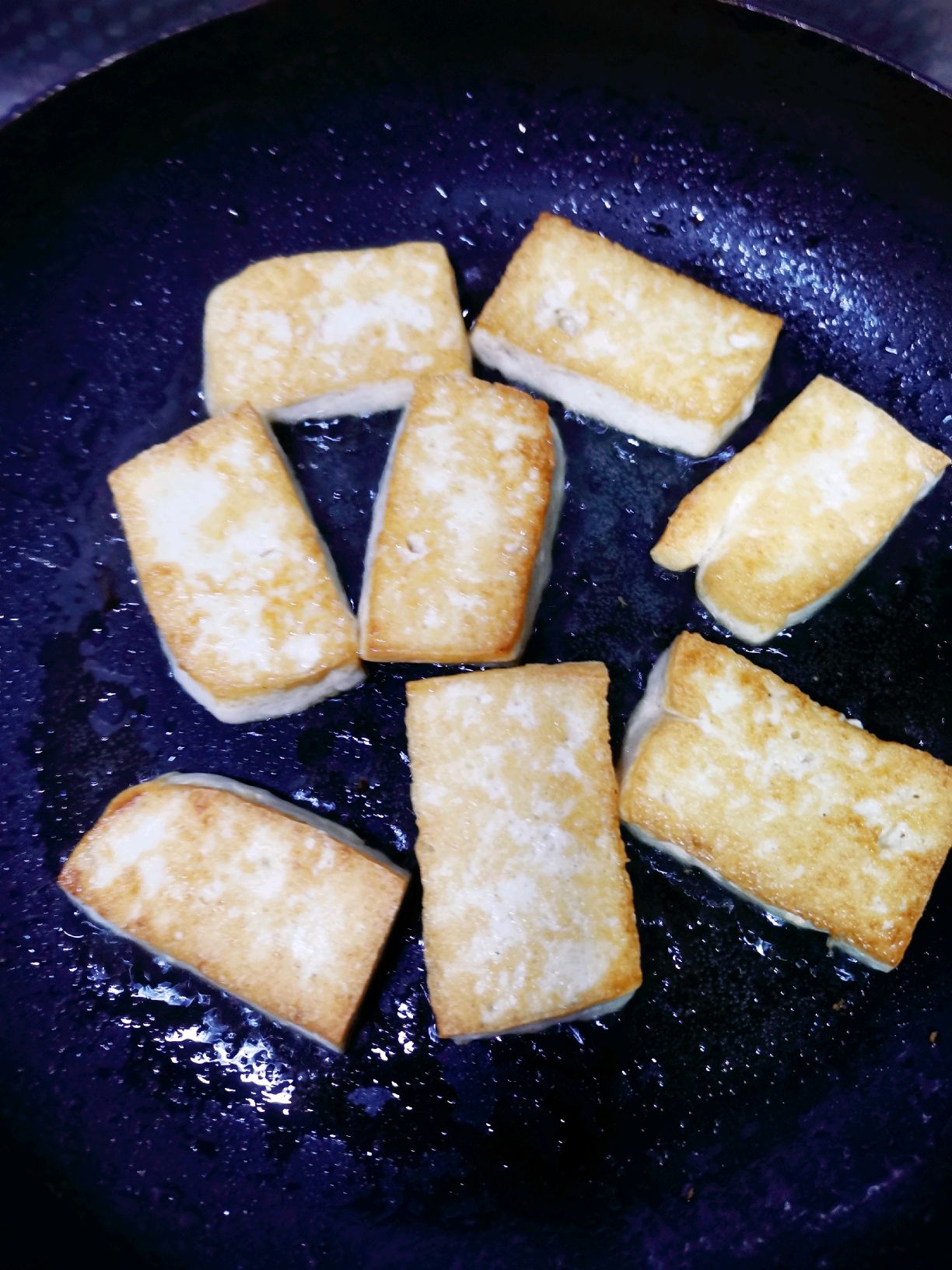 素炒煎豆腐