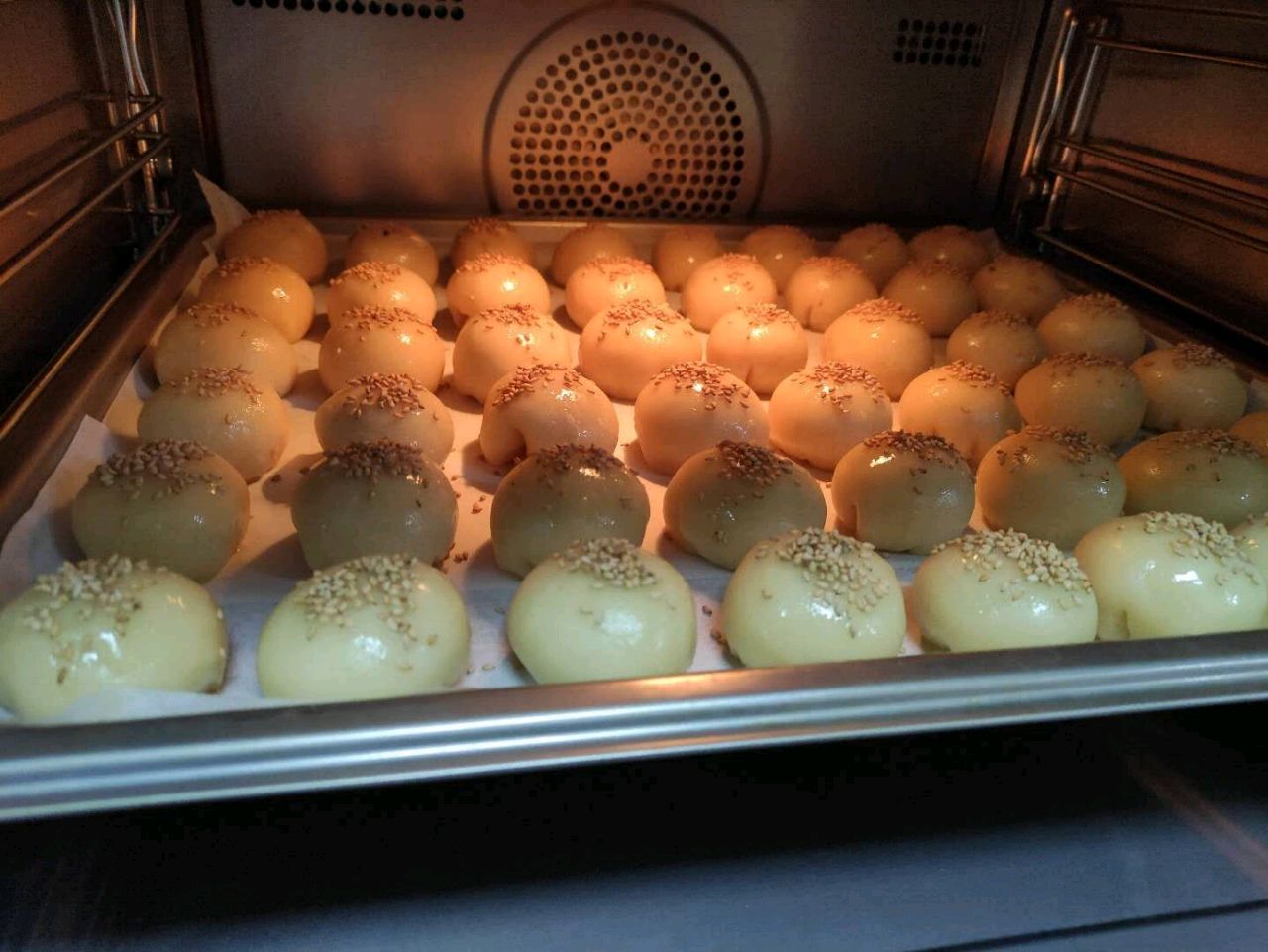 酥脆喷香的棋子烧饼