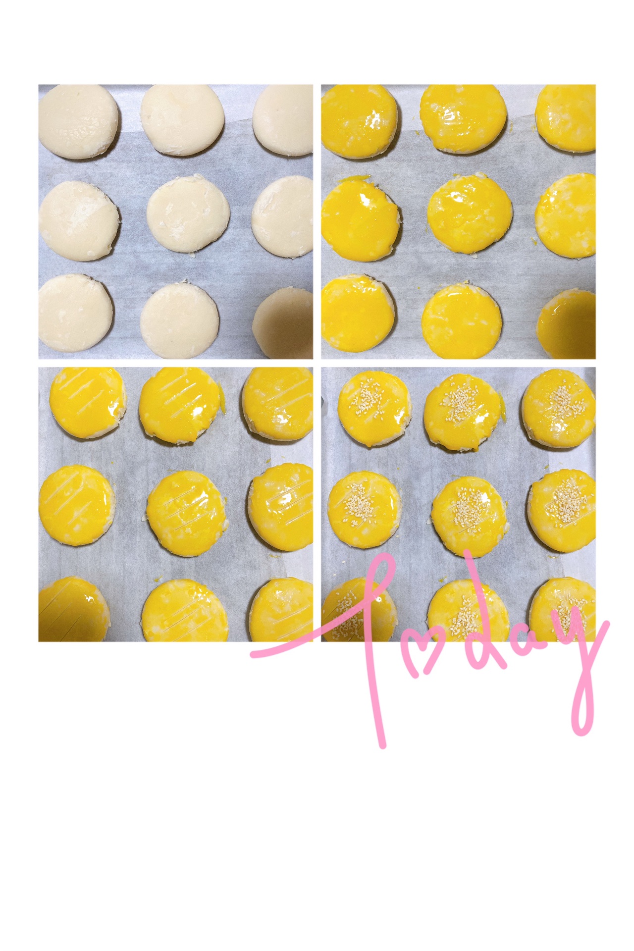酥的掉渣的 奶黄酥