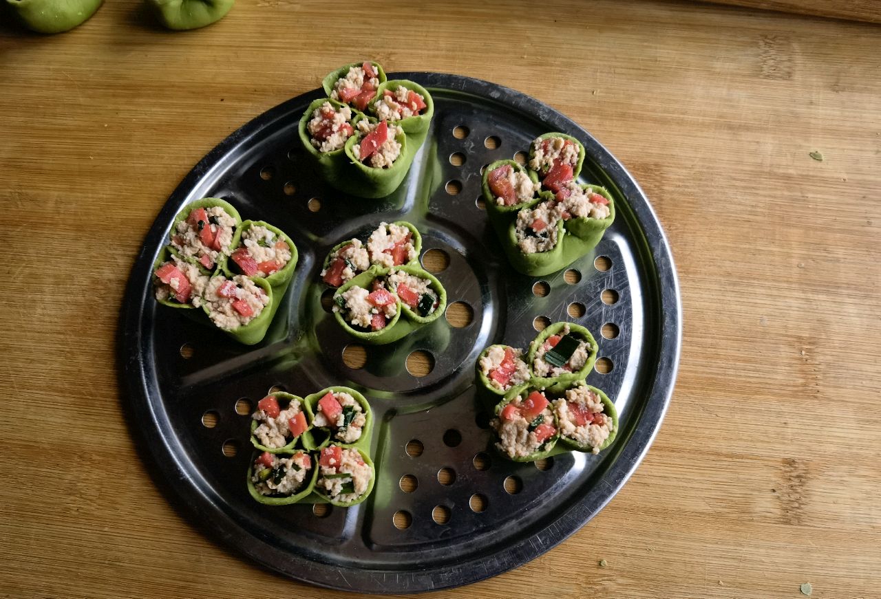 素豆腐饺