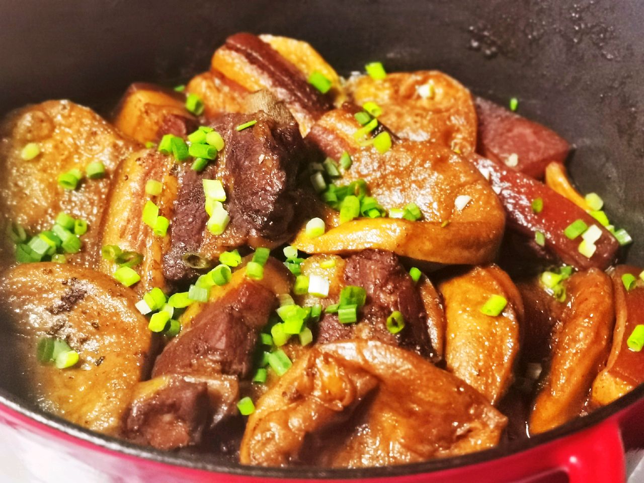 素鸡红烧肉