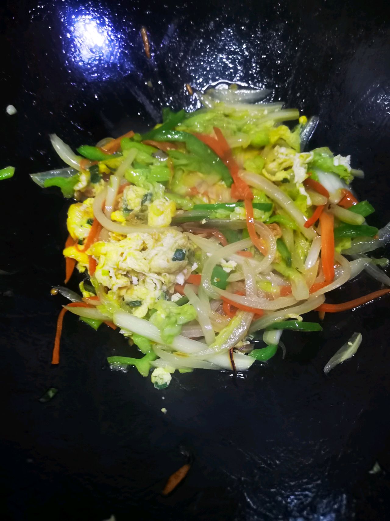 素焖灌饼丝