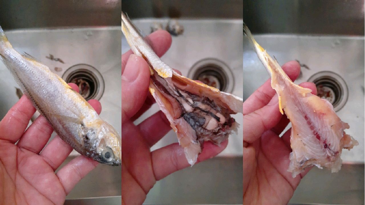 酥软油炸小黄鱼
