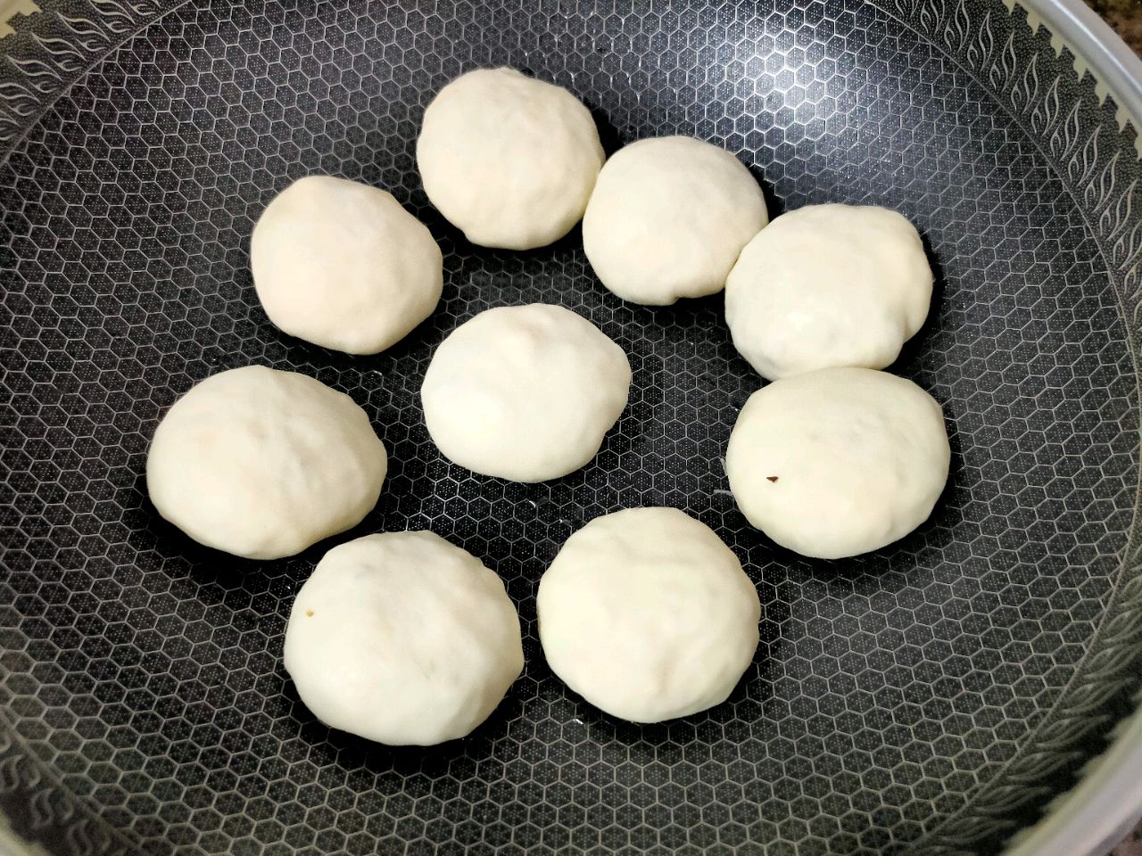 素馅韭菜饼