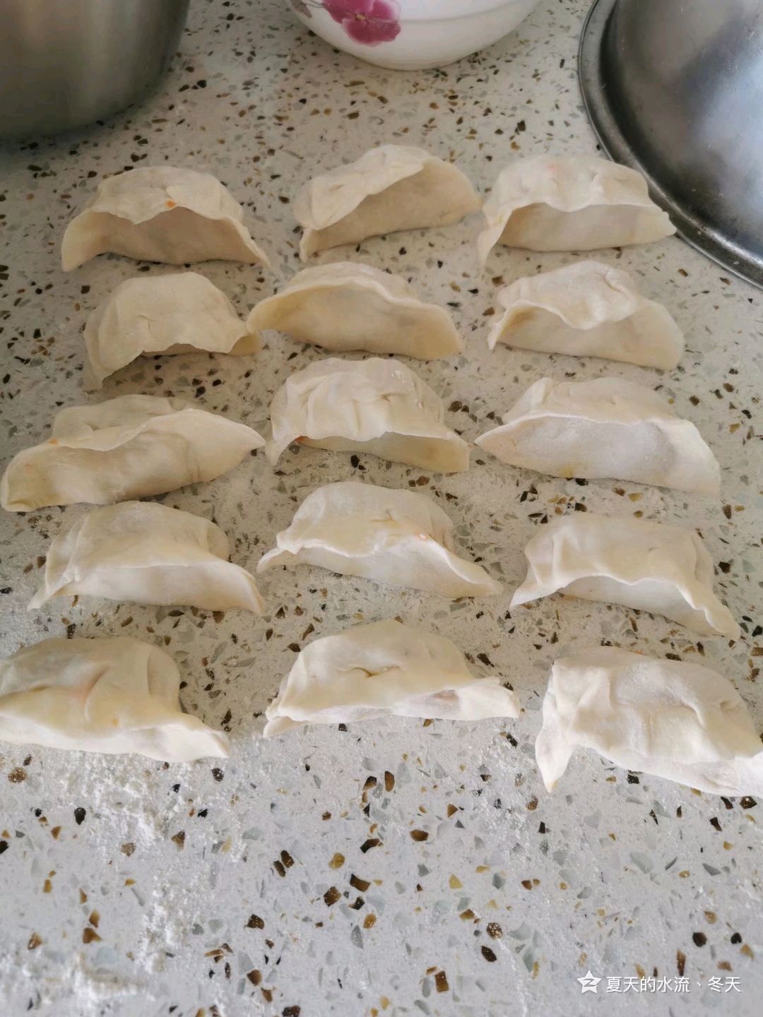 素馅蒸饺