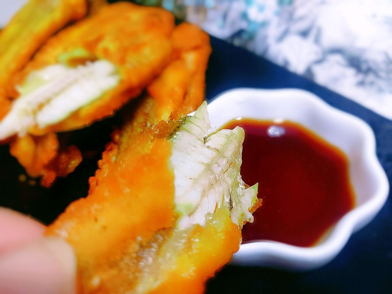 酥香可口炸黄花