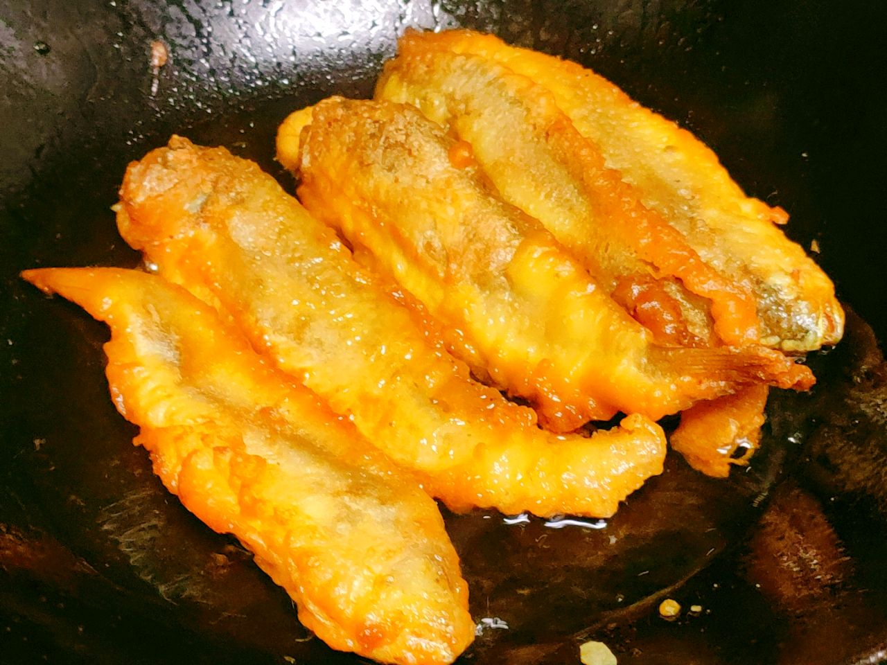 酥香可口炸黄花