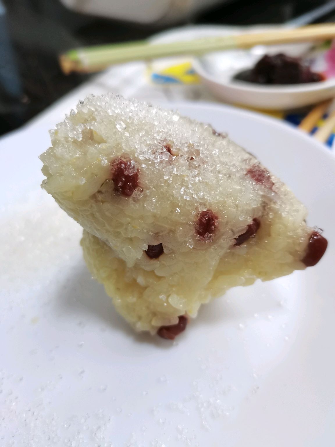 素粽子--红豆蜜枣粽